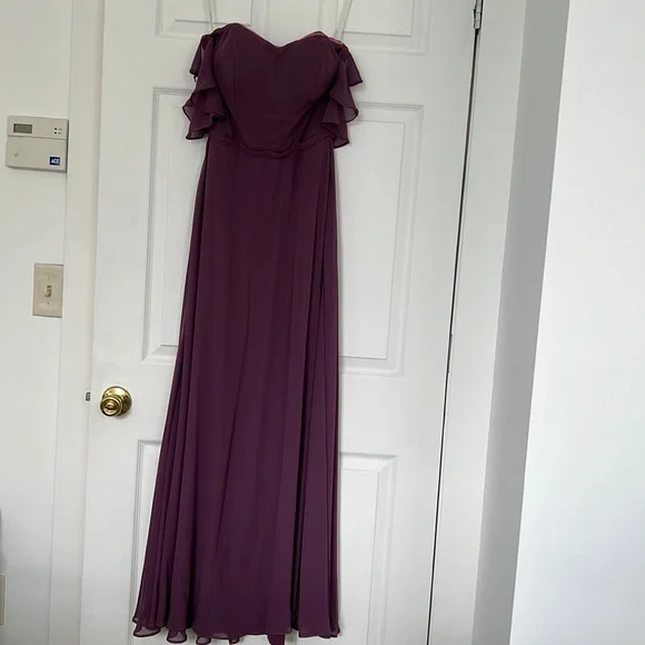 amethyst bridesmaid dress Amethyst Glow Fishtail Dress